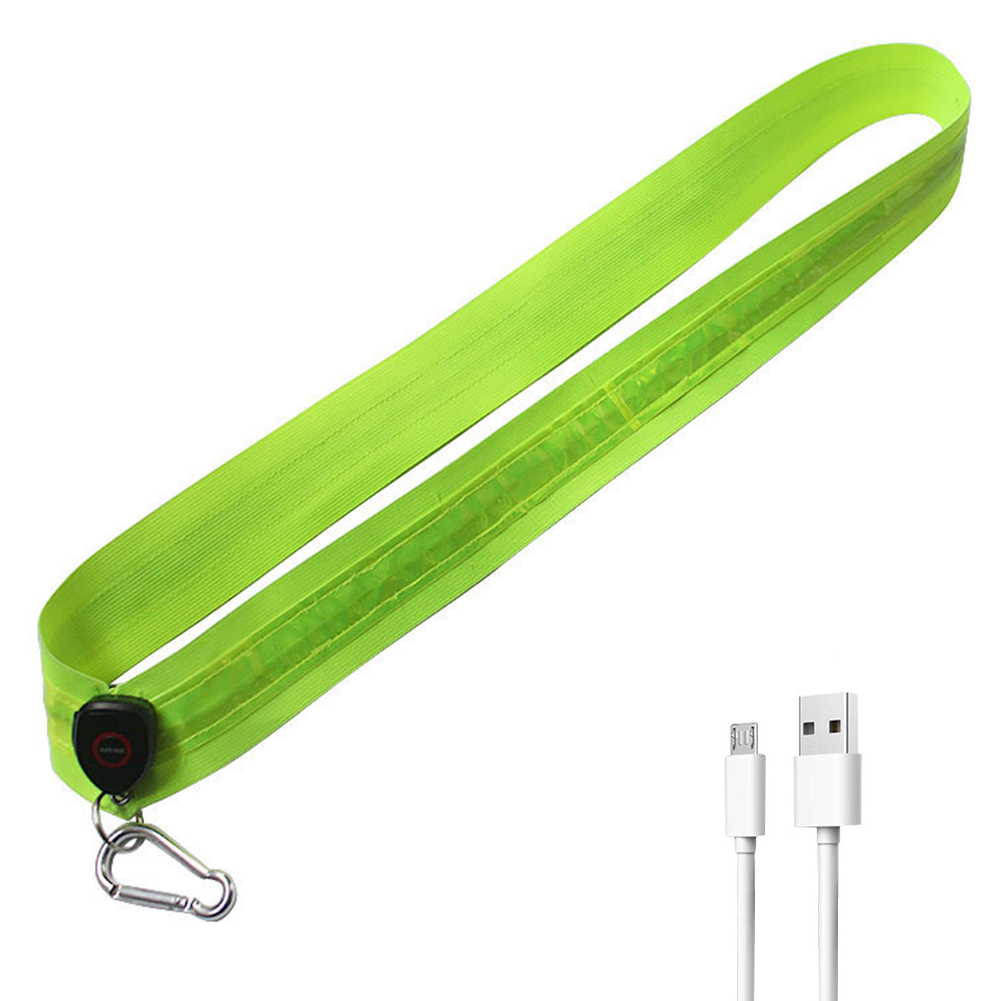 Running Gear Outdoor - Pasek LED do biegania, ładowalny, podświetlane