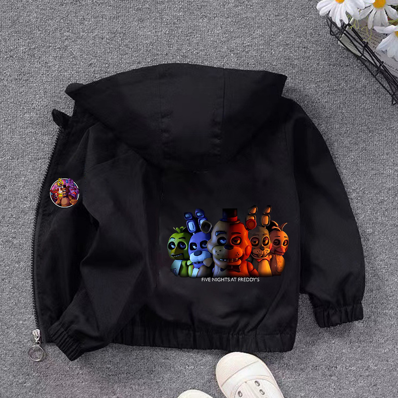 Running Gear Kids - Kurtka z kapturem Fnafs dla chłopców