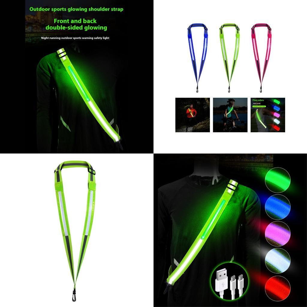 High And Running Gear - R6FE Cycling Pasek odblaskowy 5 Światło