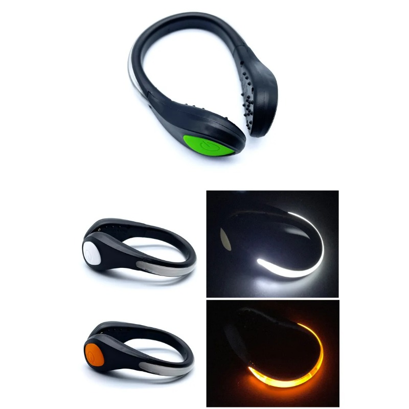 Running Gear Outdoor - Nowy świecący klips do butów LED