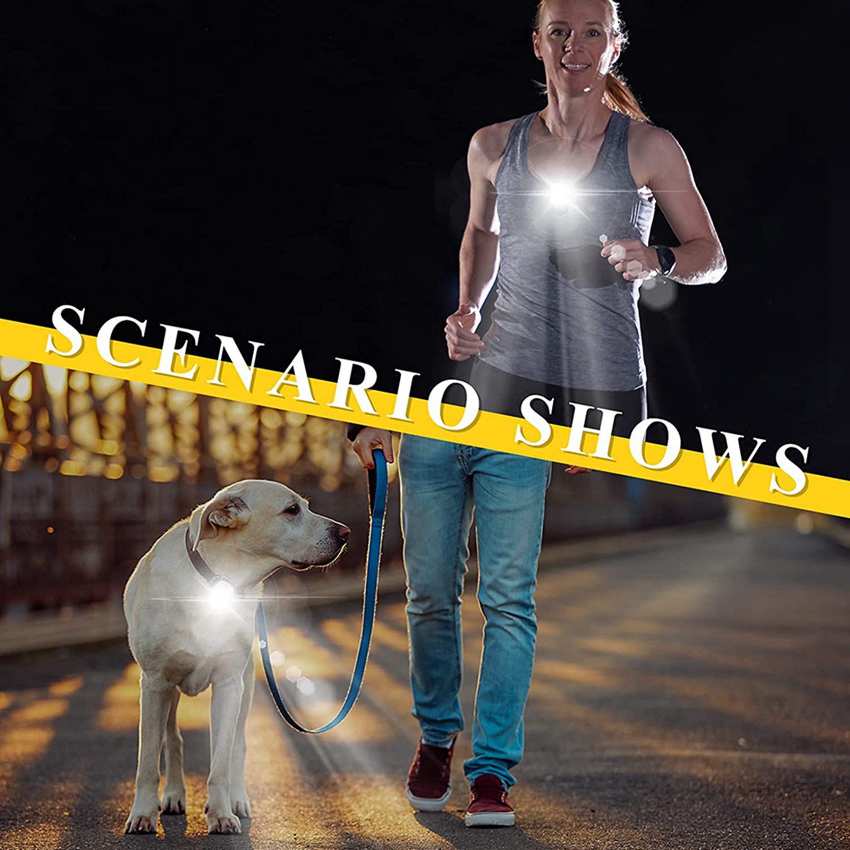 Running Gear On - 【Letnia Wyprzedaż】2x Zewnętrzne Lampki Biegowe Klipsowe