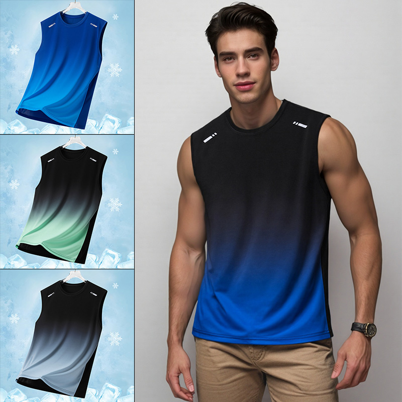 Running Gear Youth - Męska sportowa koszulka bez rękawów z