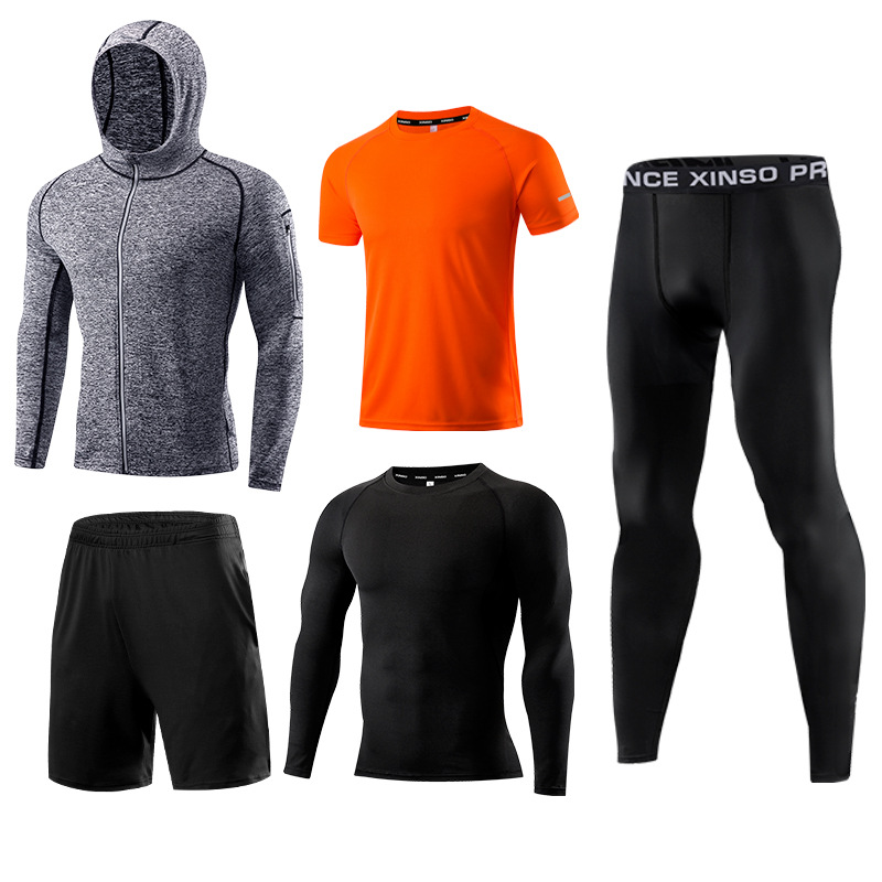 5-częściowy męski zestaw ubrań – Running Gear Gym recenzja i cena