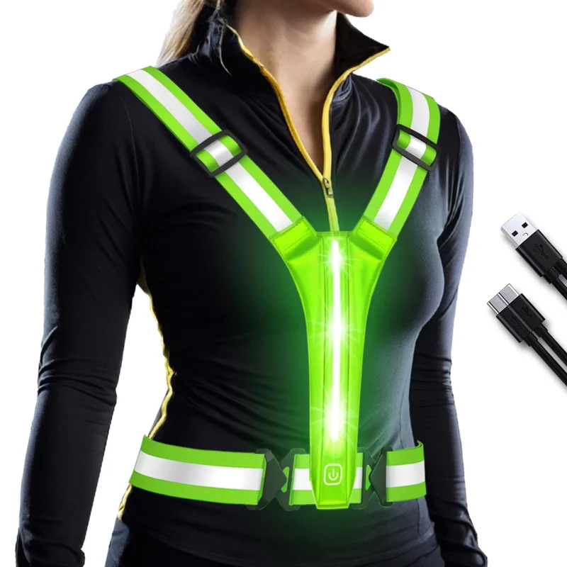 Kamizelka odblaskowa LED do bi – Reflective Running Gear Vest recenzja i cena
