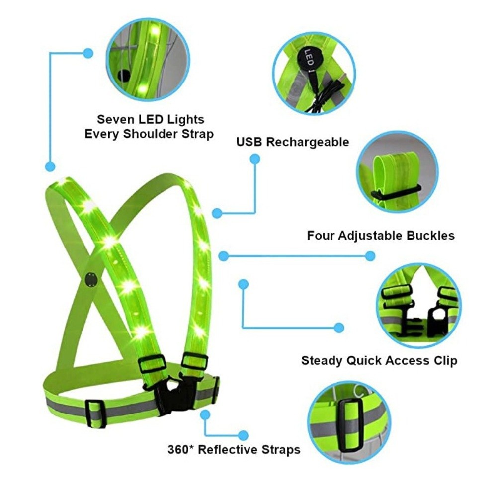 Nowa poliestrowa kamizelka bez – Reflective Running Gear Vest recenzja i cena