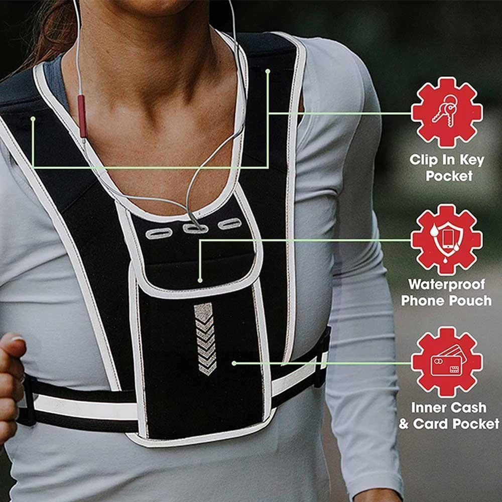 Kamizelka do biegania uchwyt n – Reflective Running Gear Vest recenzja i cena