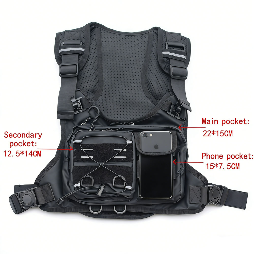 Torba taktyczna na klatkę pier – Reflective Running Gear Vest recenzja i cena